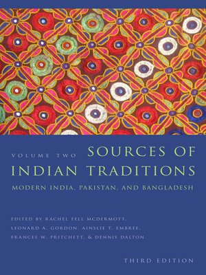 cover image of Sources of Indian Traditions